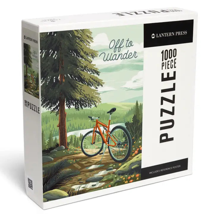 Off To Wander, Cycling with Hills - 1000 piece