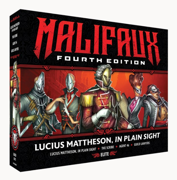 Malifaux 4E: Guild - Lucius Mattheson In Plain Sight