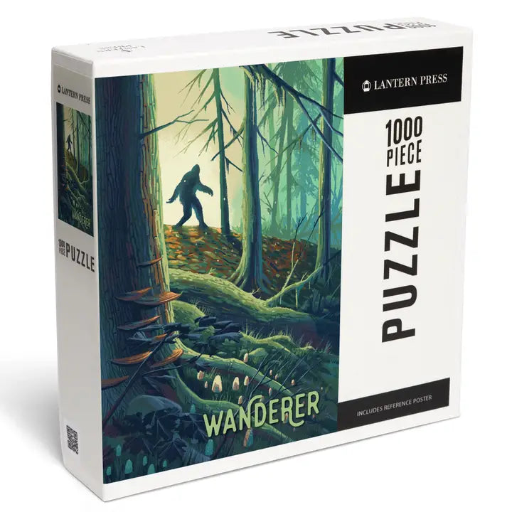 Wanderer, Bigfoot in Forest - 1000 piece