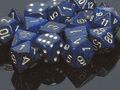 Speckled: Set Golden Cobalt Polyhedral 7-Die Set