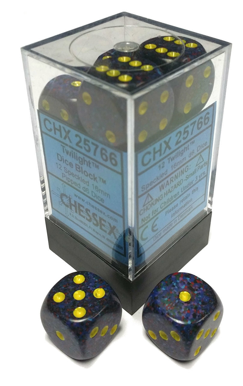 Speckled: Twilight 16mm D6 Dice Block (12)