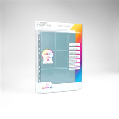 Gamegenic Toploading 9-Pocket Pages: 10 pg Clear