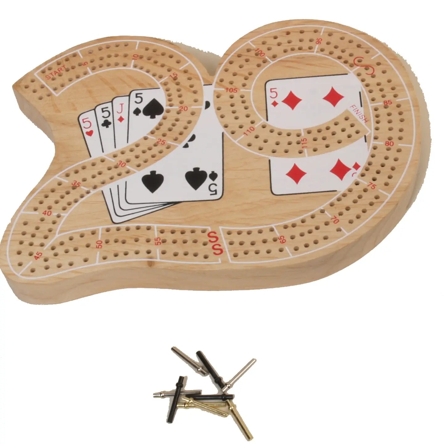 Solid 29 Cribbage Board