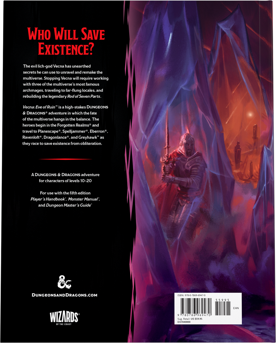 Dungeons & Dragons RPG: Vecna Eve of Ruin