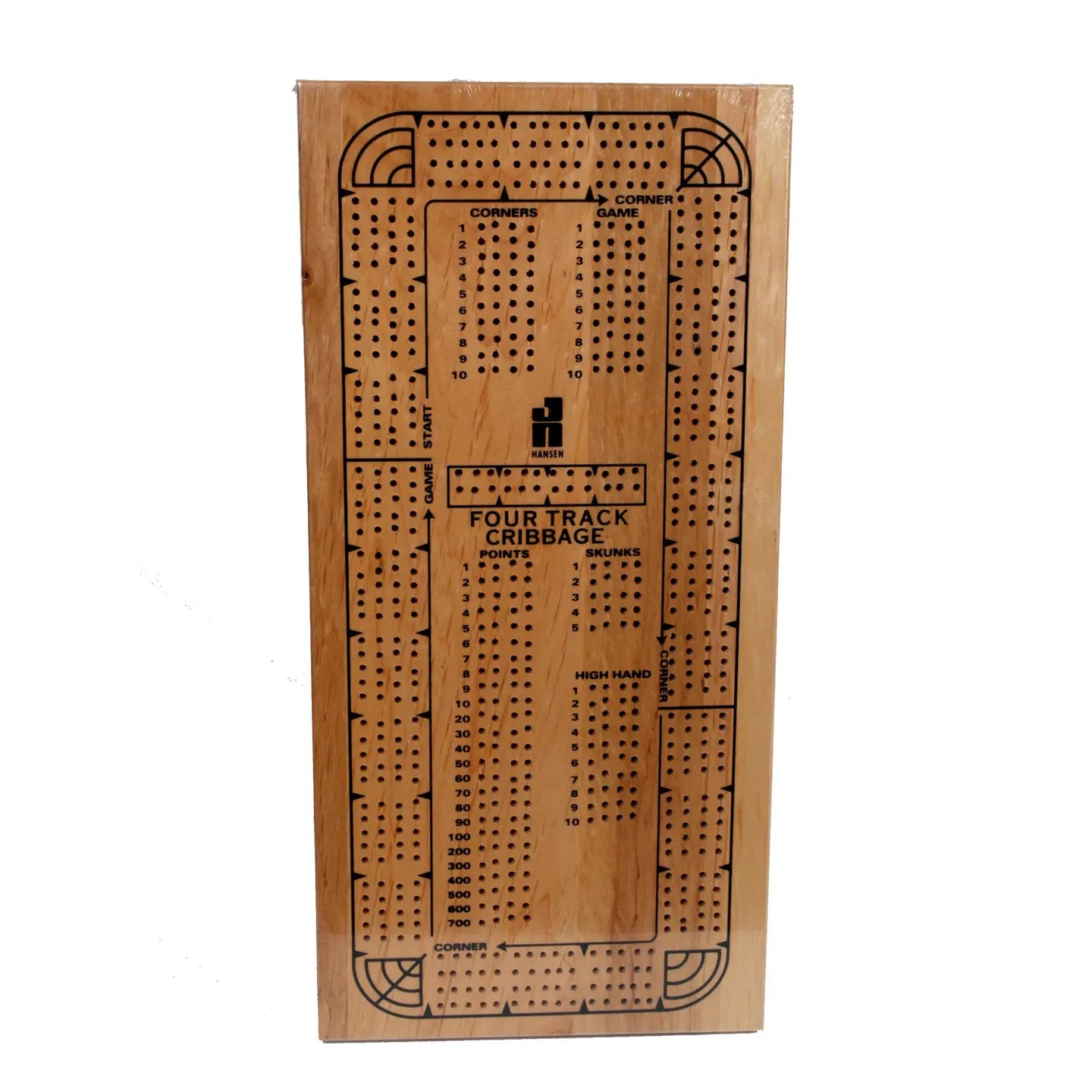 4-Track Cribbage Board