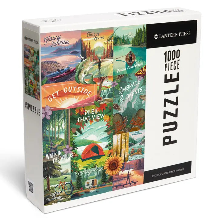 Get Outside Series Collage - 1000 piece