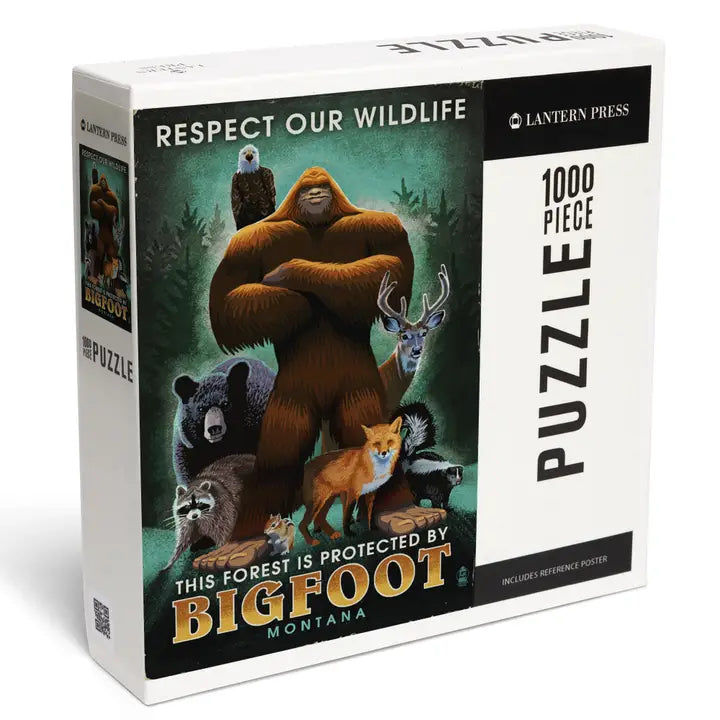 Montana, Respect Our Wildlife, Bigfoot - 1000 piece