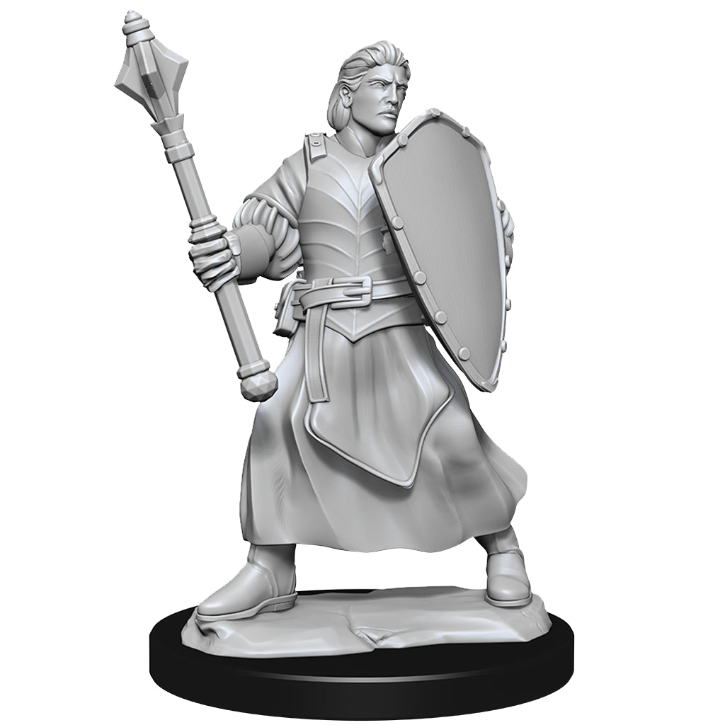 Critical Role Unpainted Miniatures: W01 Human Clovis Concord Cleric Male