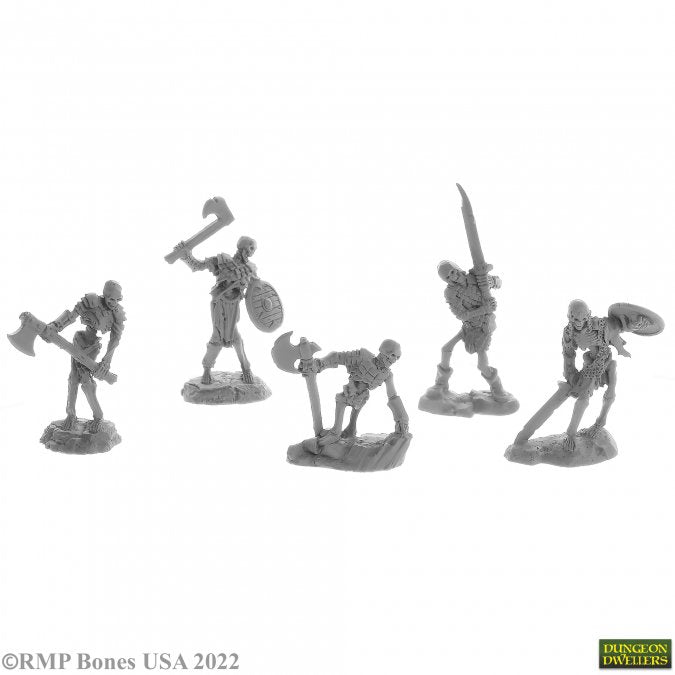 Dungeon Dwellers Bones: Bog Skeletons (5)