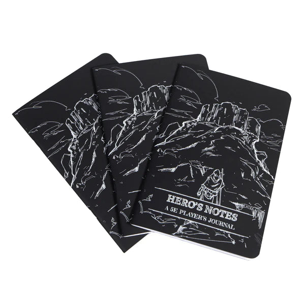 Dungeon Notes D&D 5E Player's Journals 3 pack