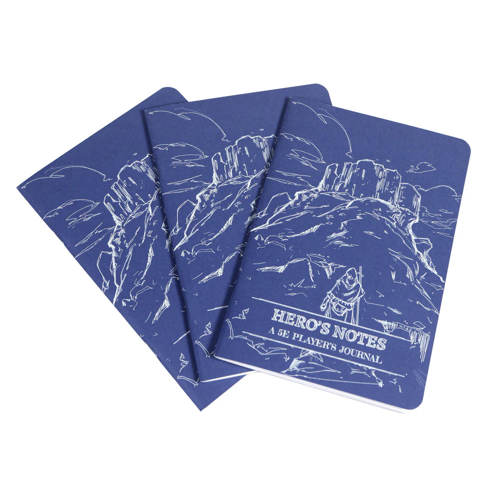 Dungeon Notes D&D 5E Player's Journals 3 pack