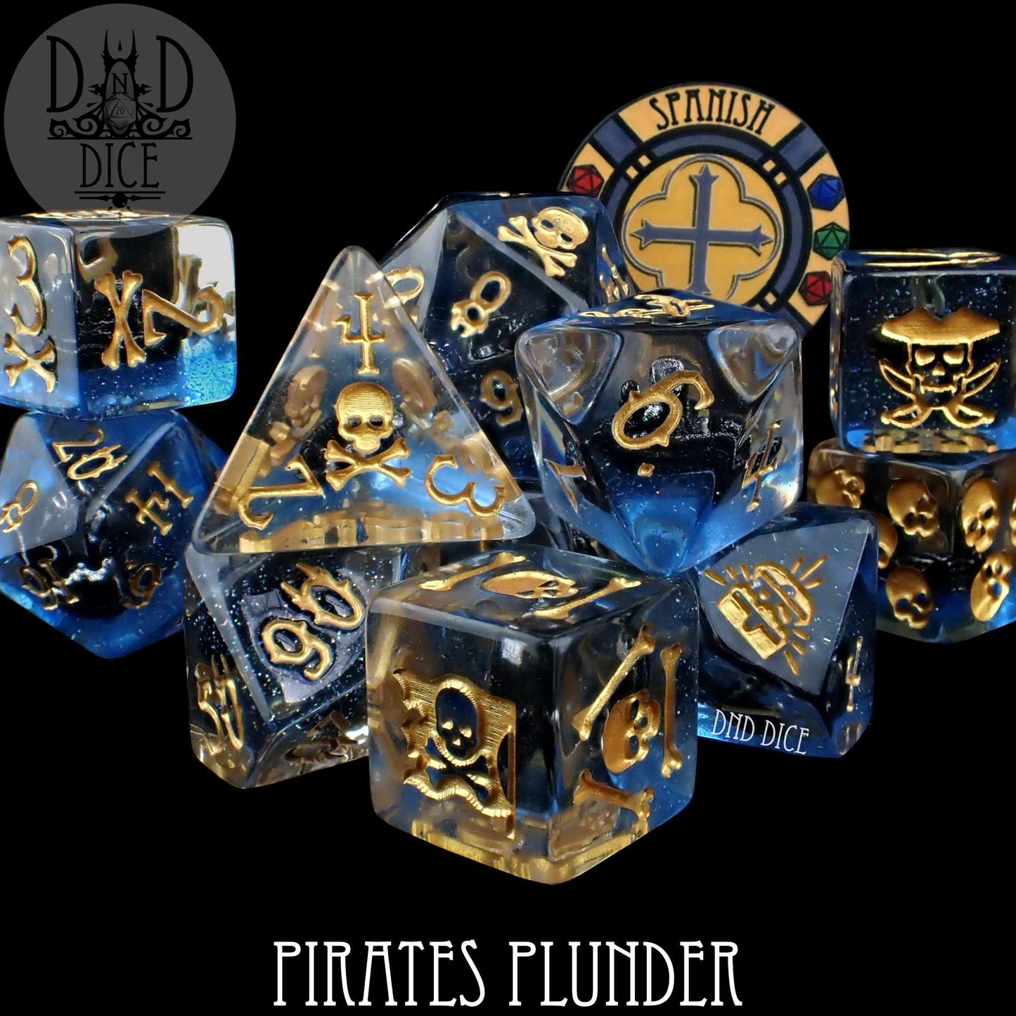 Pirate's Plunder - 11 Dice Set
