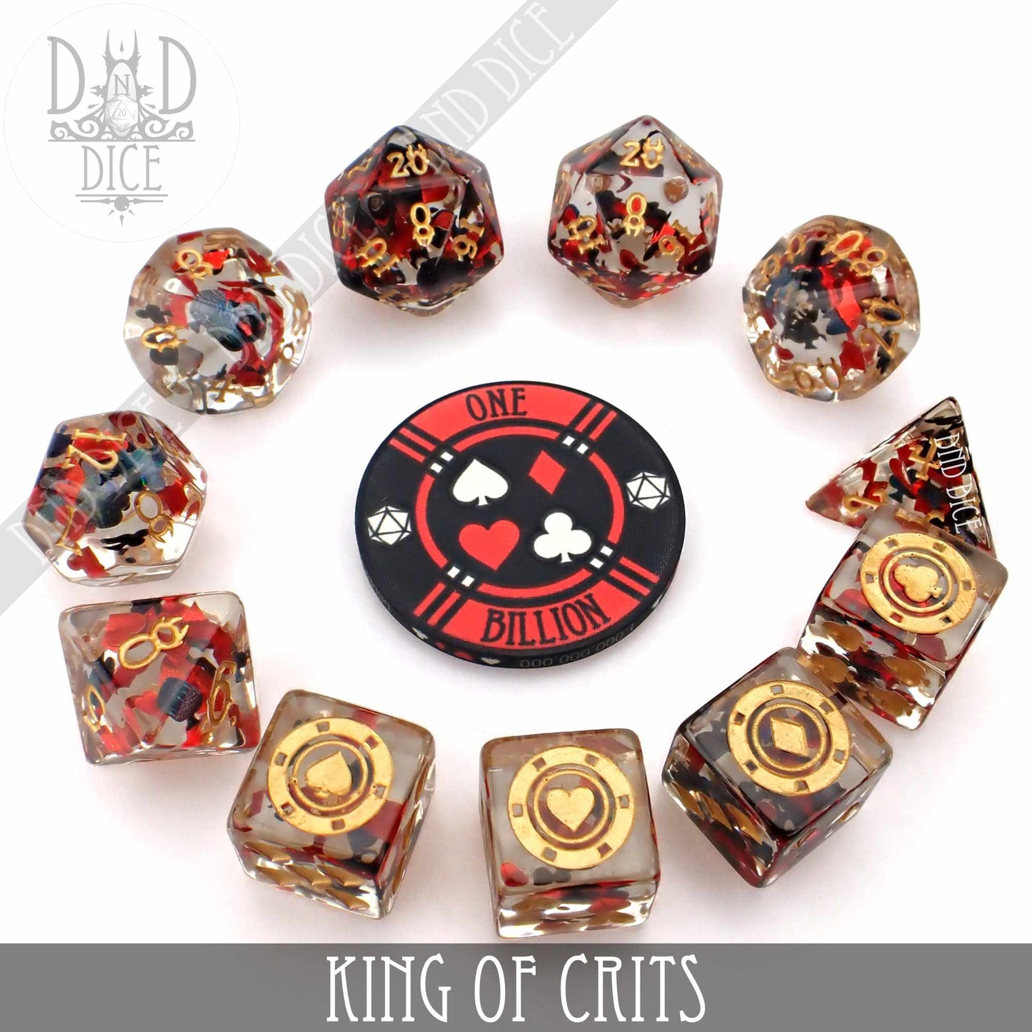 King of Crits - 11 Dice Set