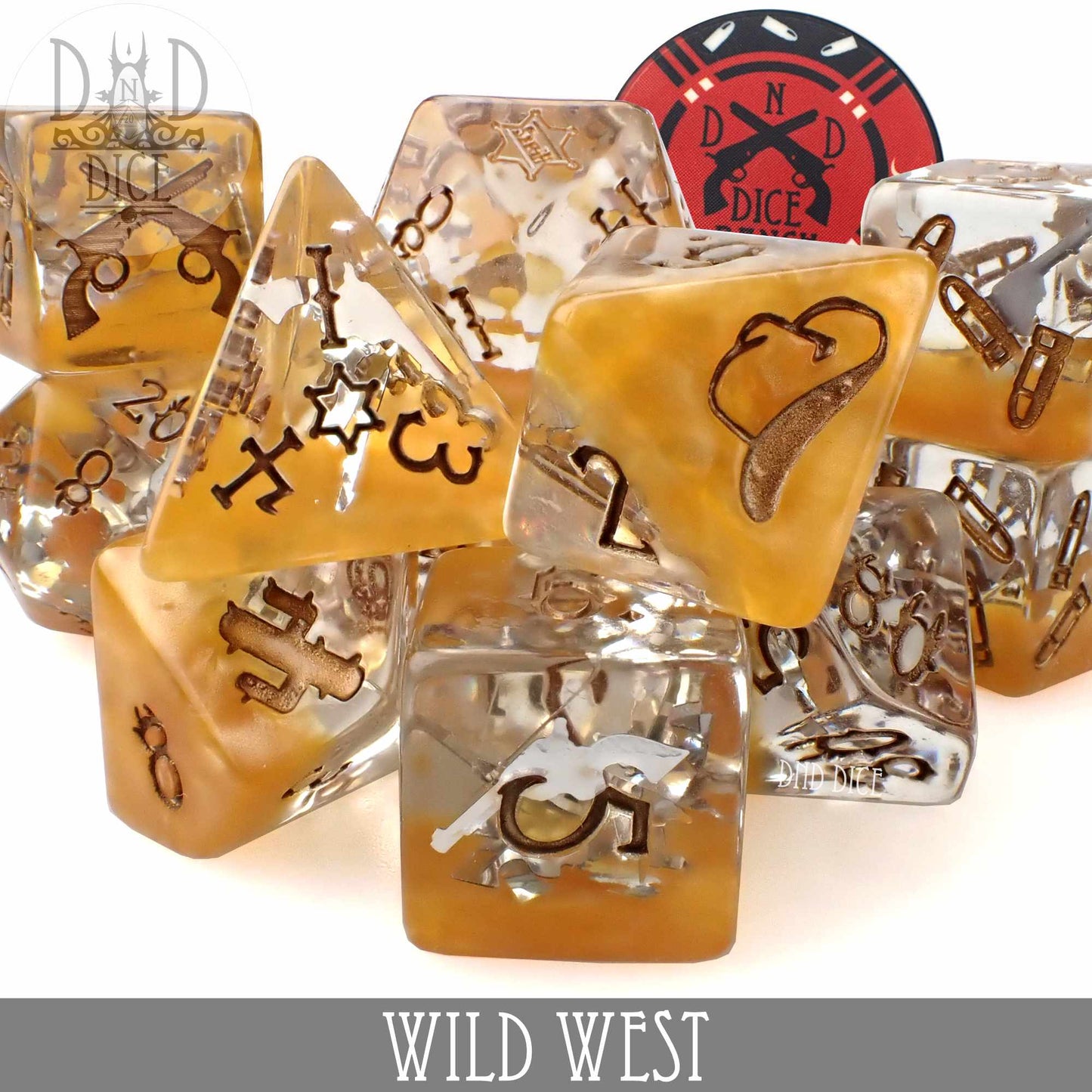 Wild West - 11 Dice Set