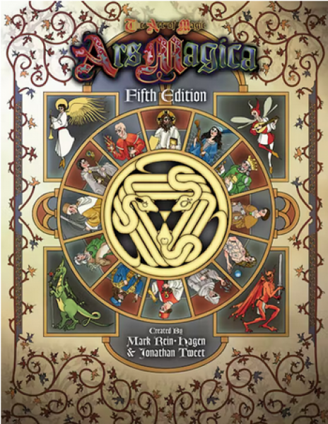 Ars Magica RPG (Fifth Edition, soft cover)