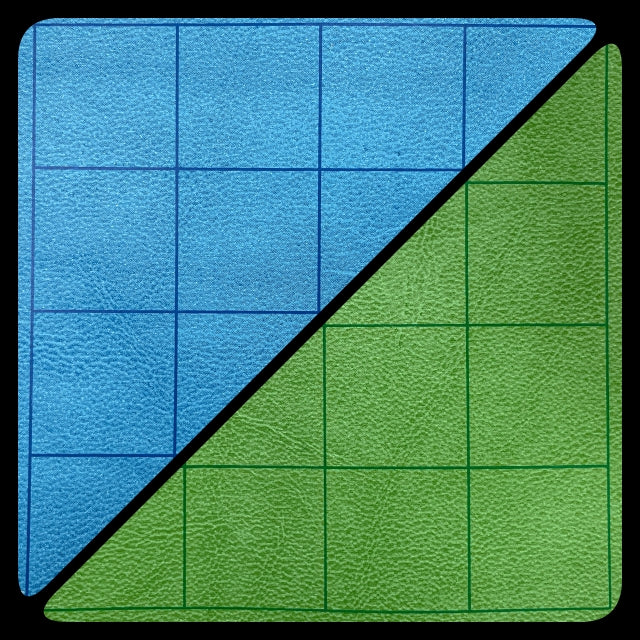 Battlemat 1" Square Reversible Blue-Green 26"x23.5"