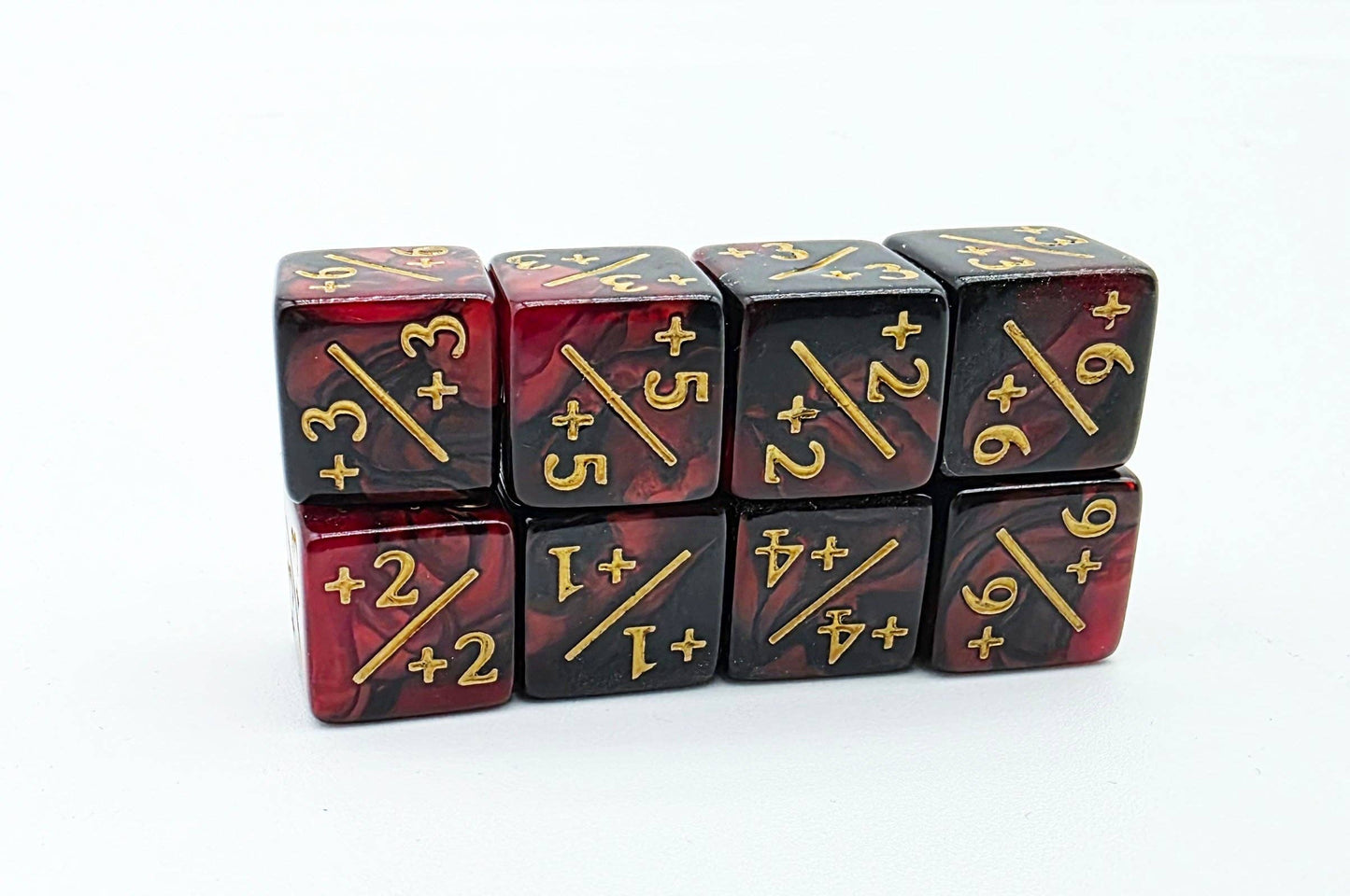 Red & Black +1/+1 Magic Counters