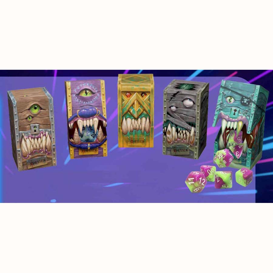 Chessex: Hidden Wonders: Mystery 7-count Polyhedral Set