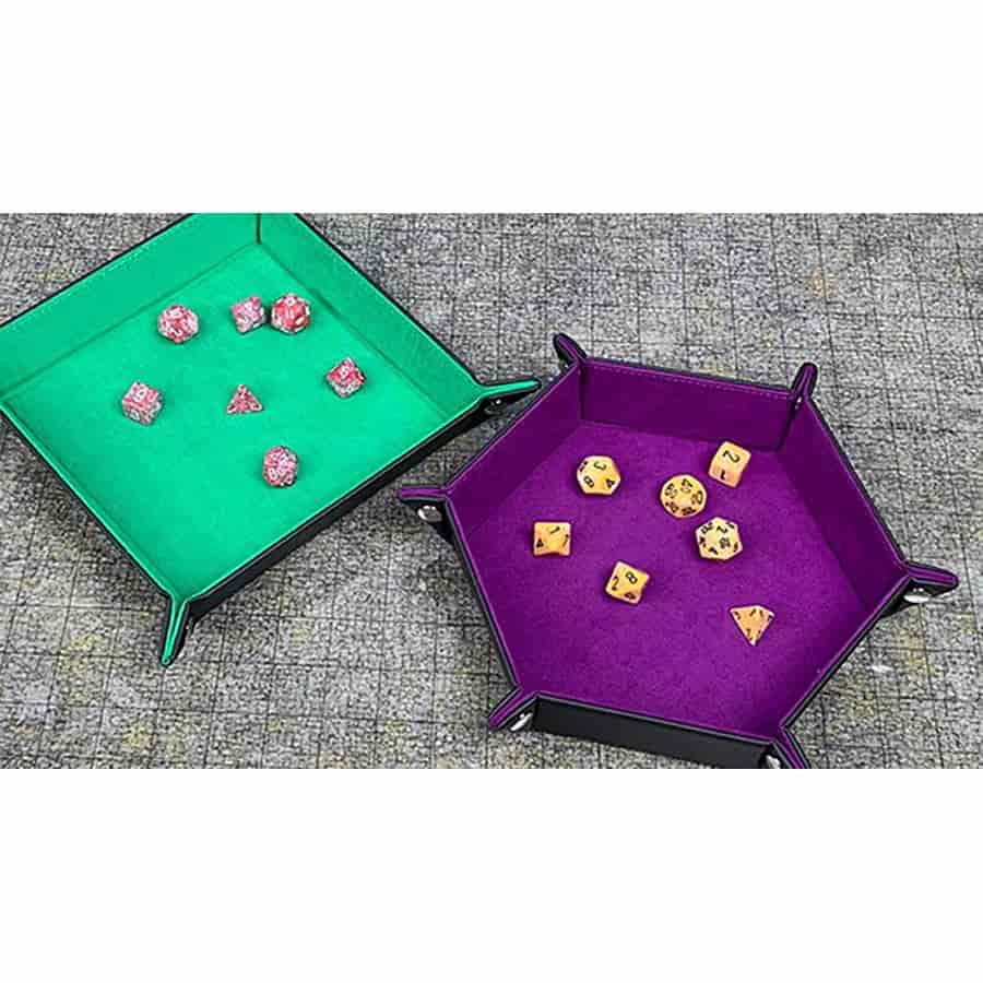 Green Dice Tray