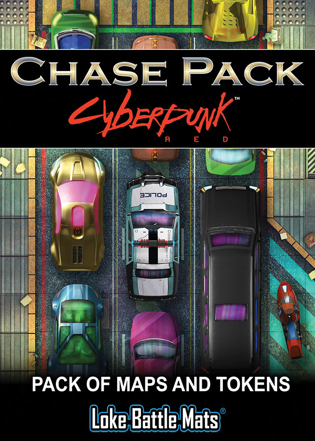 Cyberpunk Red Chase Pack Maps and Tokens