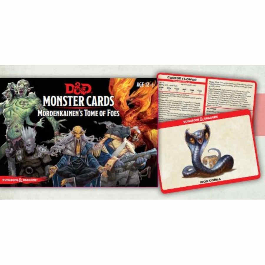 Dungeons & Dragons RPG: Monster Cards Mordenkainen's Tome of Foes