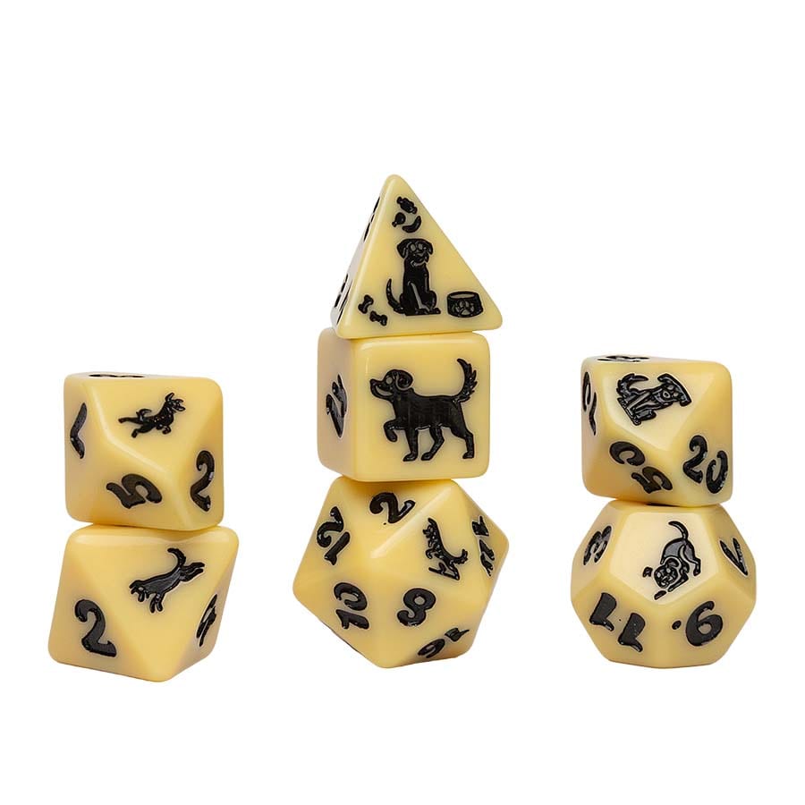 7ct Animal Dice: Golden Pup