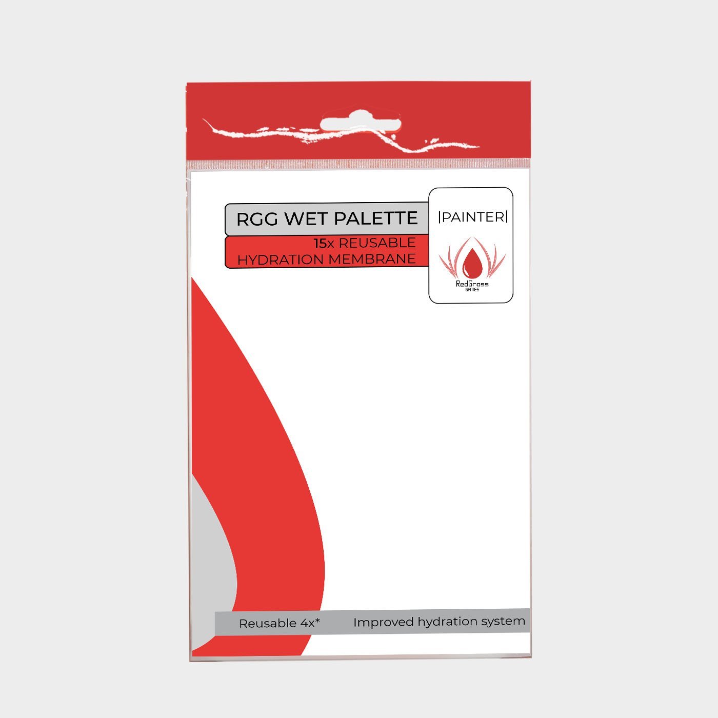 RedGrass Games: Everlasting Wet Palette Reusable Hydration Membranes 15 Sheets