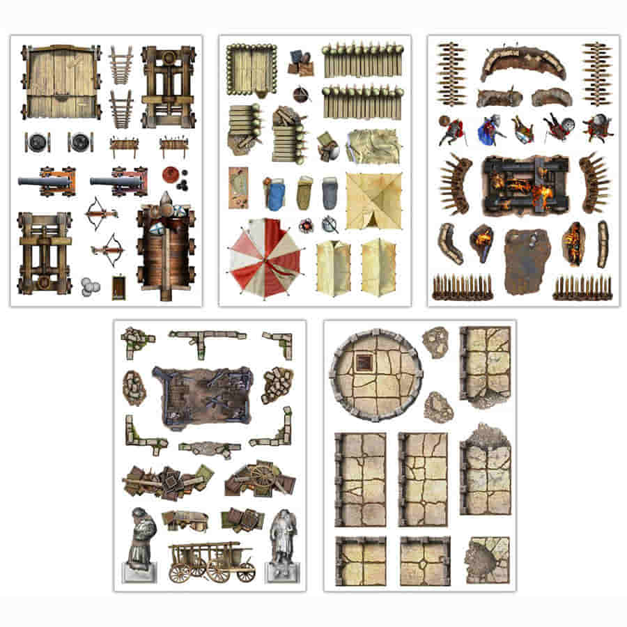 Add On Scenery For Rpg Battle Mats: War & Siege