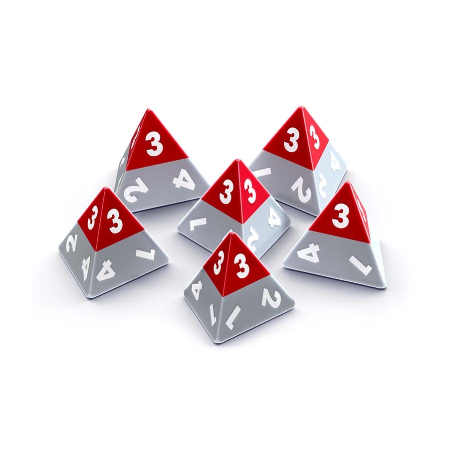 The Triangle Agency (RPG): Dice Set 6d4