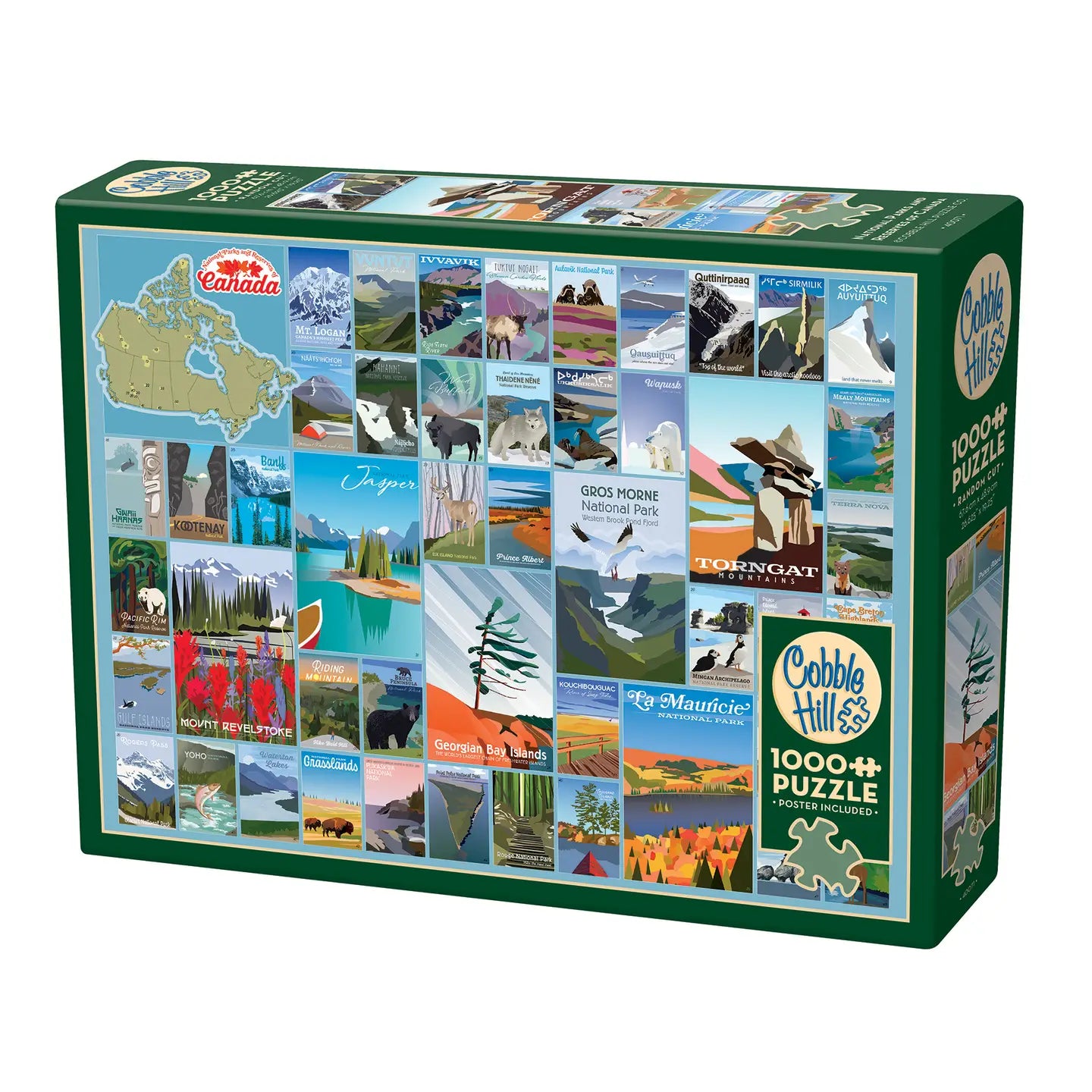 National Parks and Reserves of Canada 1000 piece puzzle