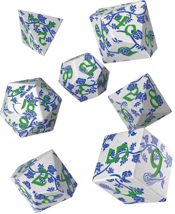 Full Art Dice Set: Porcelain