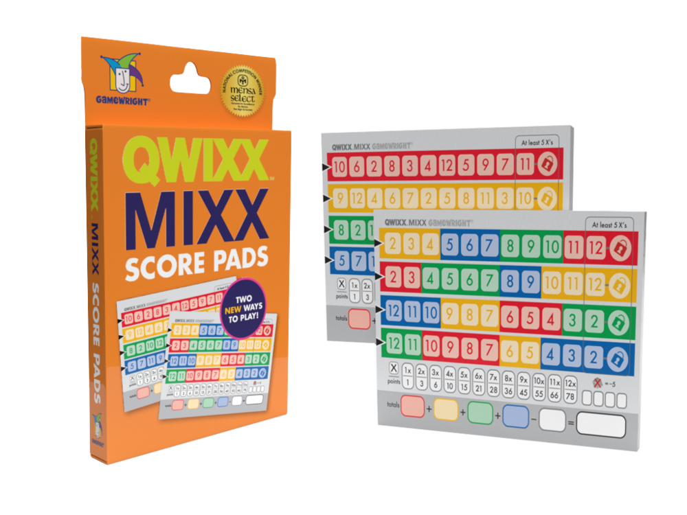 Qwixx Mixx Score Pads