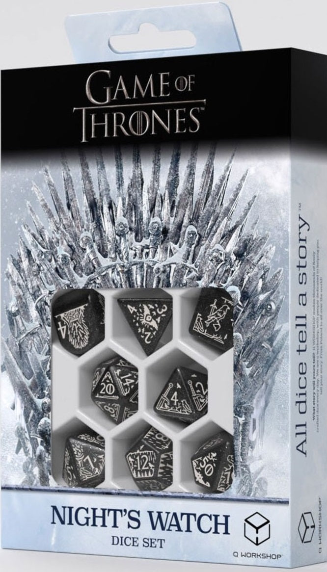 Game of Thrones RPG Dice Set - Night's Watch
