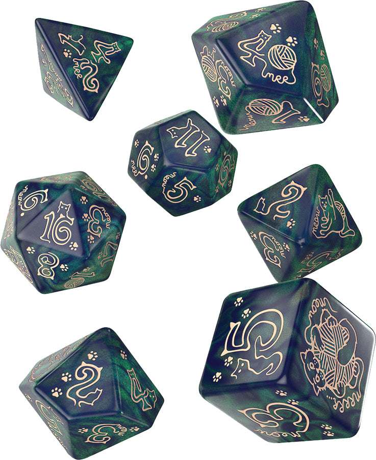 Jumbo Cats Dice Set: Whiskers