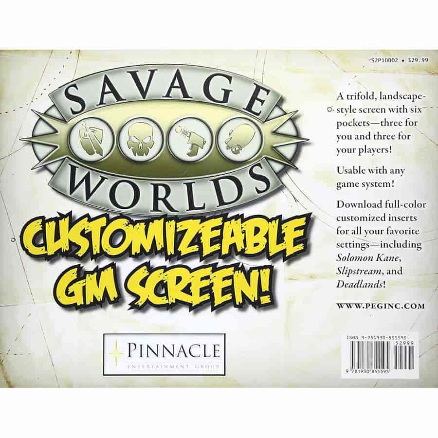SAVAGE WORLDS RPG: GAMEMASTER SCREEN
