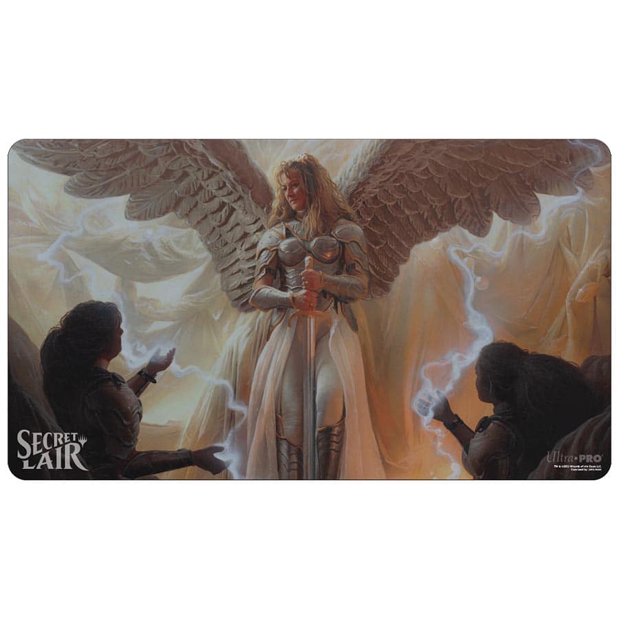 Magic: The Gathering Playmat - Secret Lair October 2023 John Avon Artist Series Serra Angel V2