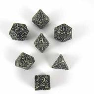Forest Dice Set 3D Beige/Black (7)