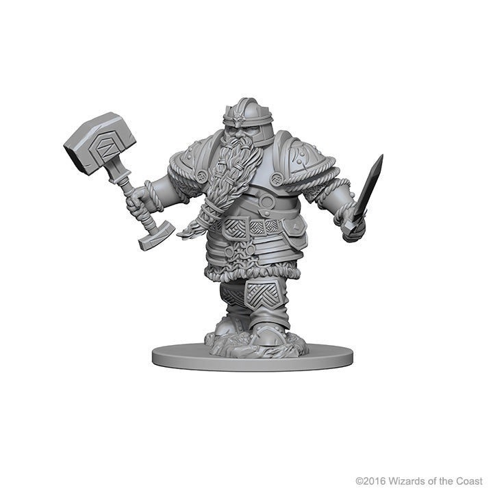 Nolzur's Marvelous Unpainted Miniatures - Dwarf Male Fighter