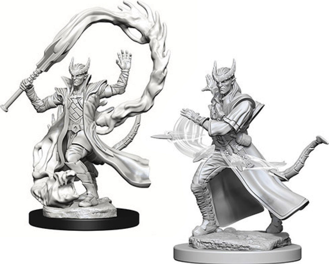 Nolzur's Marvelous Unpainted Miniatures - Tiefling Male Sorcerer