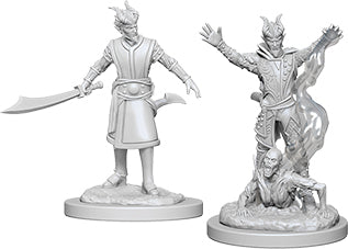 Nolzur's Marvelous Unpainted Miniatures - Male Tiefling Warlock