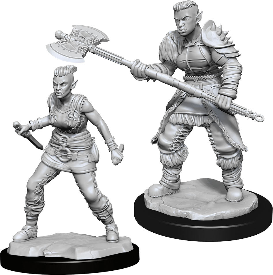 Nolzur's Marvelous Unpainted Miniatures - Orc Barbarian Female