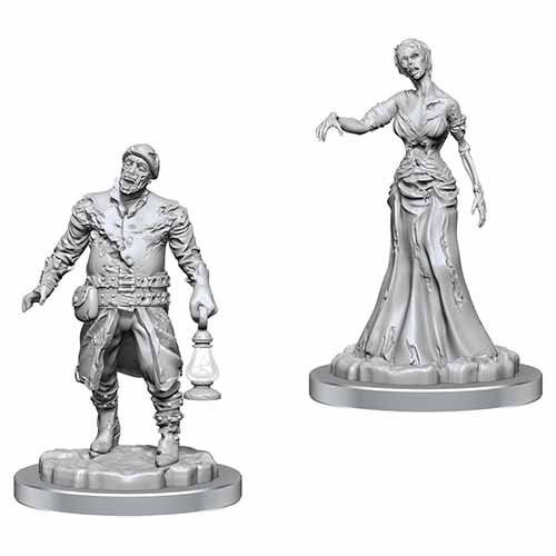 Deep Cuts Unpainted Miniatures - Zombies