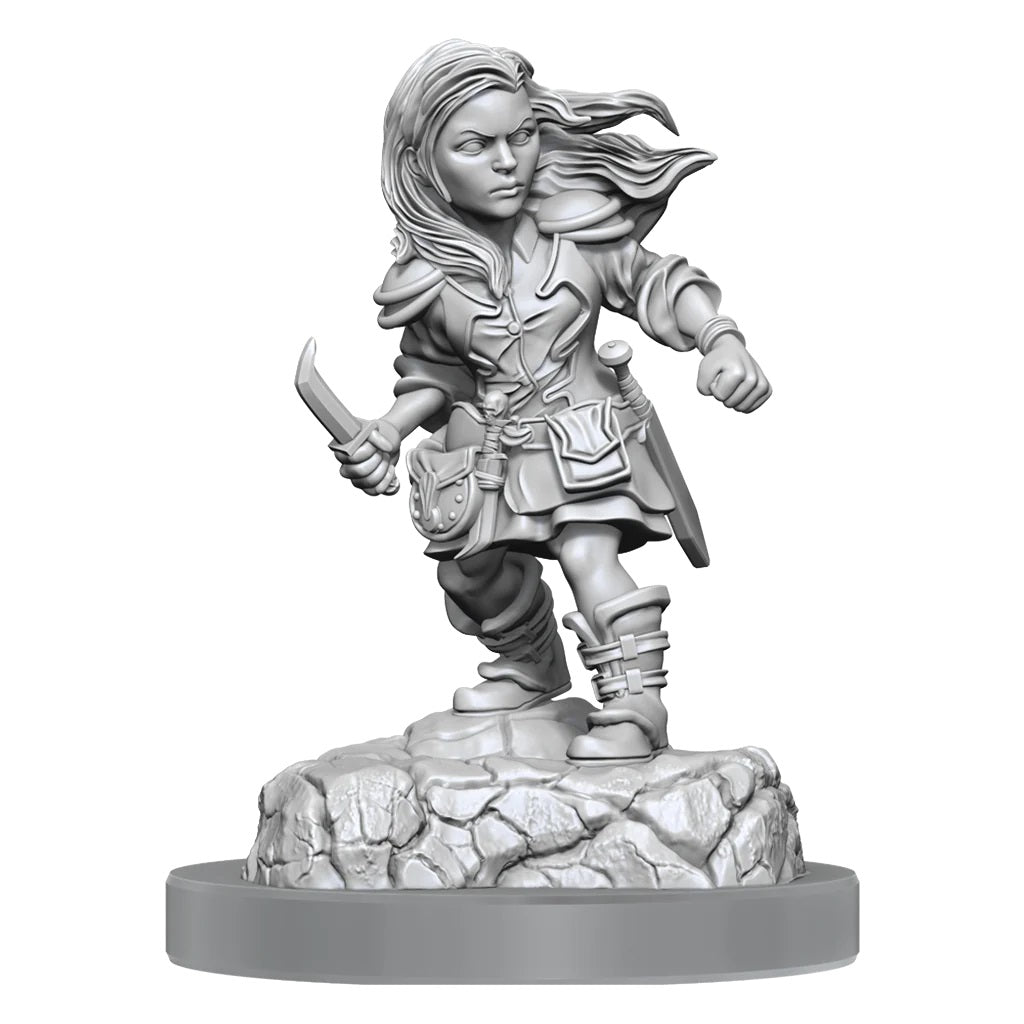 Nolzur's Marvelous Unpainted Miniatures - Halfling Rogue Female