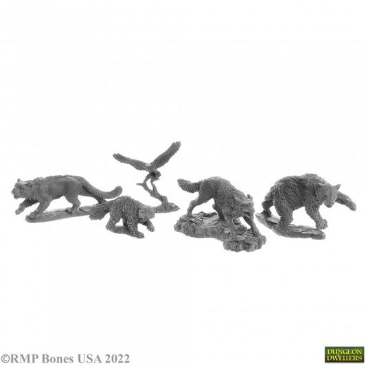 Reaper Bones USA Animal Companions (5) (77216)