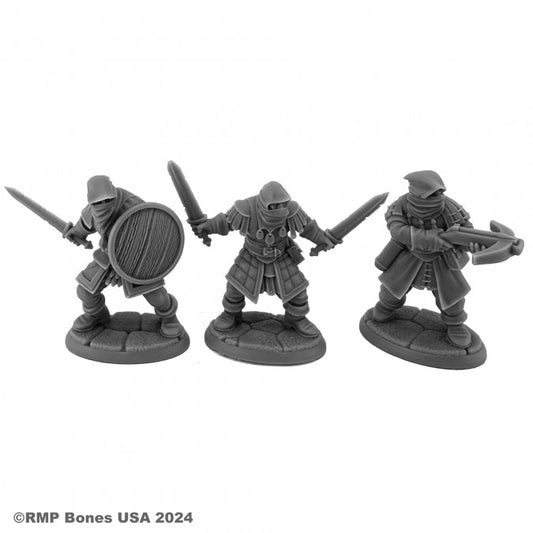 Reaper Bones USA Bandits (3) Human Brigands
