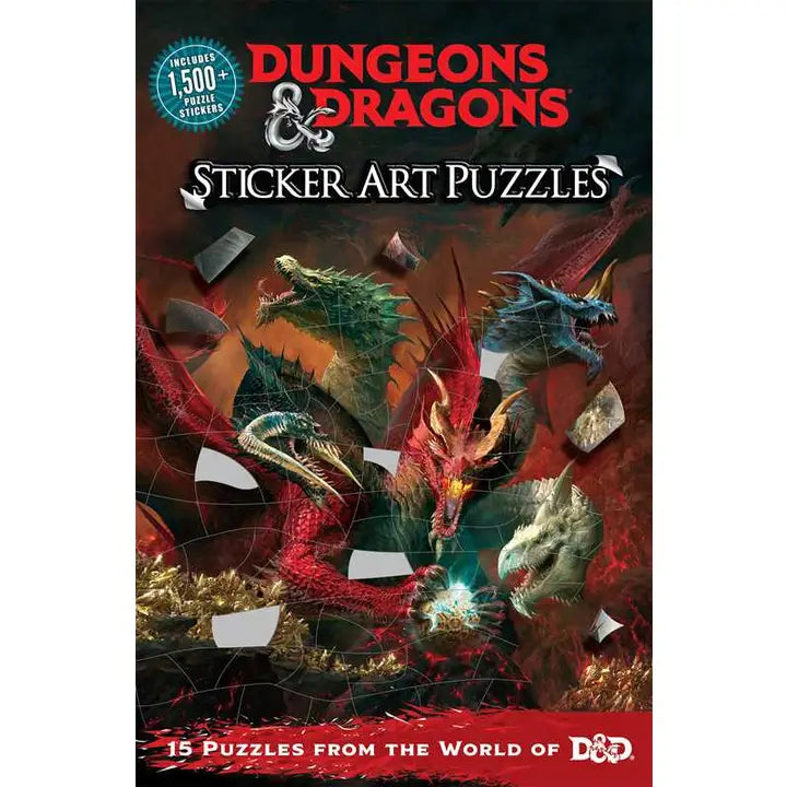 Dungeons & Dragons Sticker Art Puzzles by Steve Behling