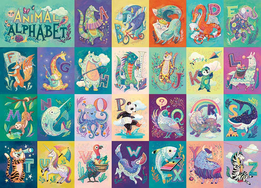 Animal Alphabet (Family) 350pc puzzle