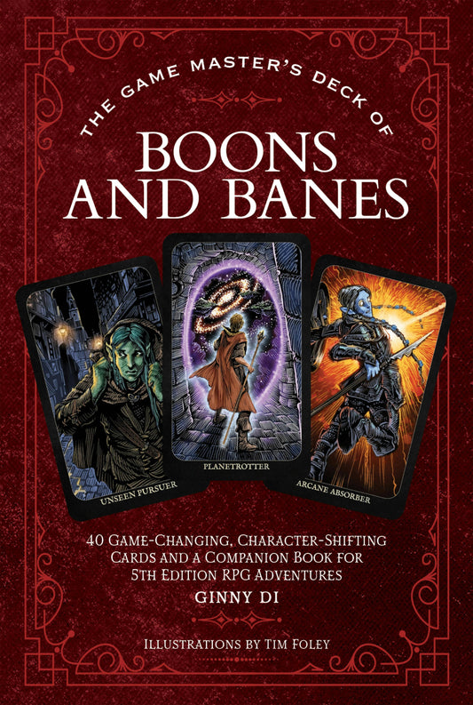 Game Master's Deck Of Boons And Ban 40 Rpg Cards & Guide