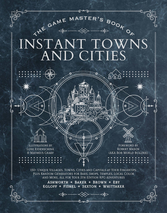 Game Master's Book Of Instant Towns For 5th Edition Rpg