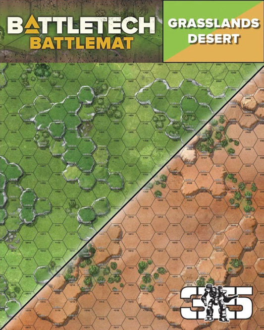 BattleTech: BattleMat - Desert/Grasslands A